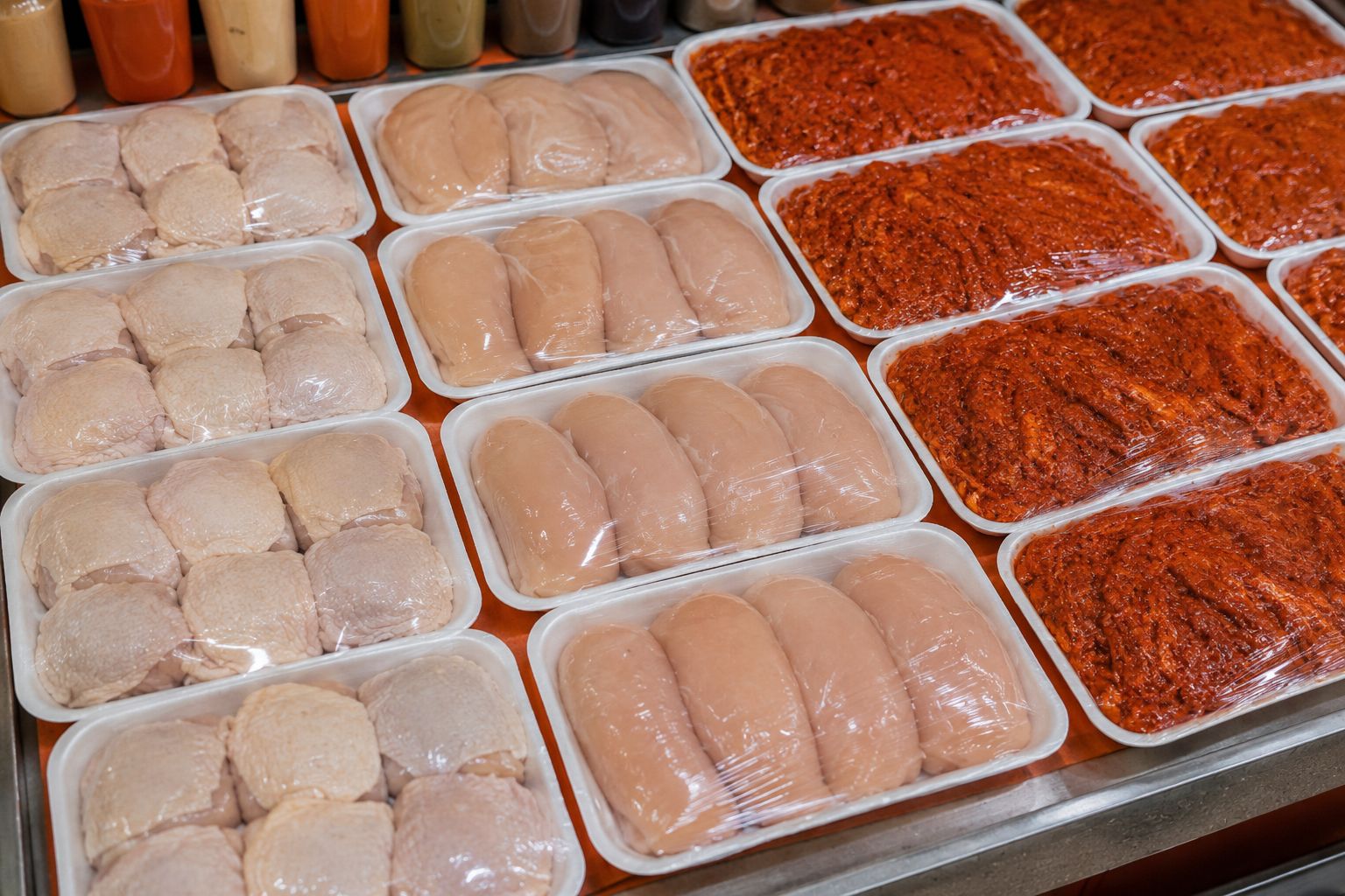 Pollo y carne